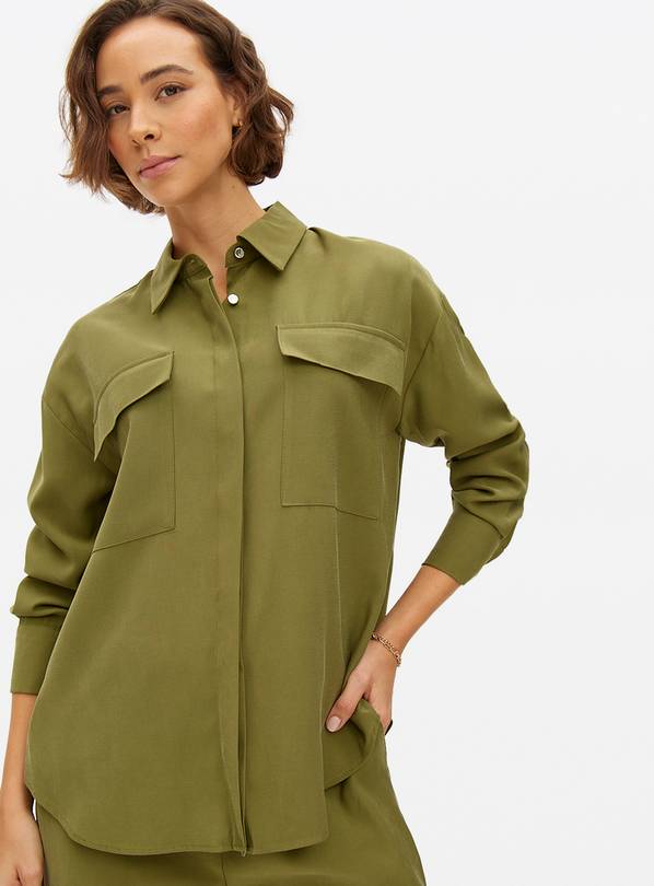 Khaki Coord Utility Shirt 6